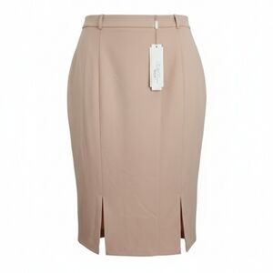 Bella Poque Soft Peach Pencil Skirt
